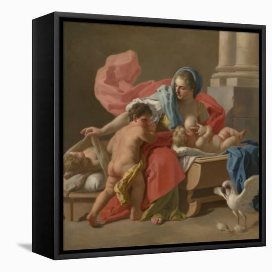 Charity, 1743-44-Francesco de Mura-Framed Stretched Canvas