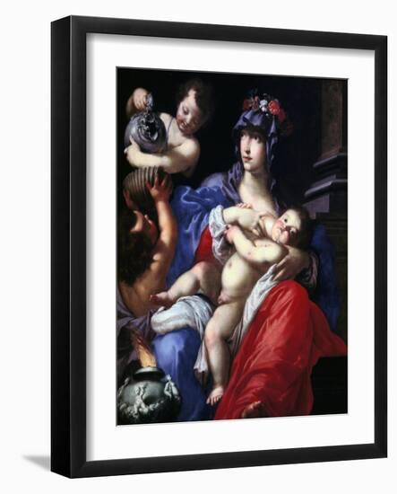 Charity, 17th Century-Cesare Dandini-Framed Giclee Print