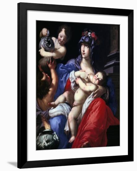 Charity, 17th Century-Cesare Dandini-Framed Giclee Print