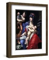 Charity, 17th Century-Cesare Dandini-Framed Giclee Print