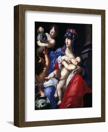 Charity, 17th Century-Cesare Dandini-Framed Giclee Print