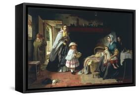 Charity, 1860-Thomas Brooks-Framed Stretched Canvas