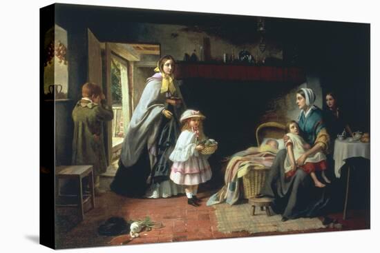 Charity, 1860-Thomas Brooks-Stretched Canvas