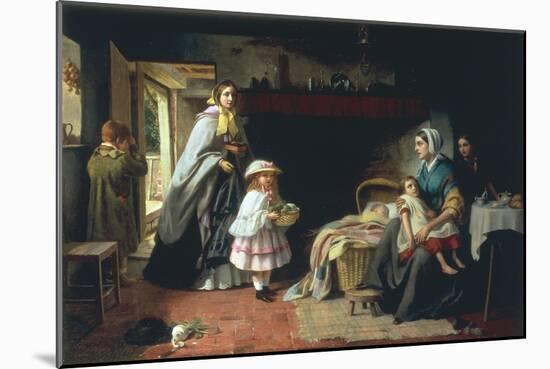 Charity, 1860-Thomas Brooks-Mounted Giclee Print