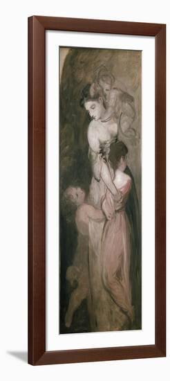 Charity, 18th Century-Sir Joshua Reynolds-Framed Premium Giclee Print