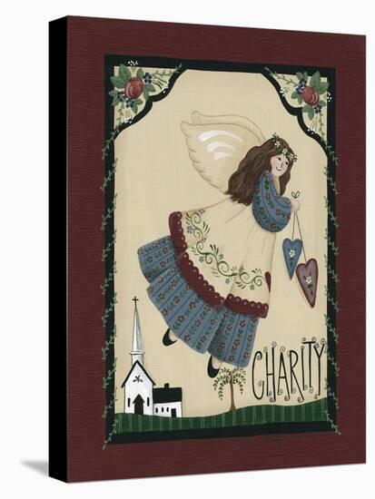 Charity Angel-Debbie McMaster-Stretched Canvas