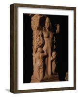 Charity, Detail of Caryatid from Tomb of Catherine of Austria, 1323 Ca-Tino da Camaino-Framed Giclee Print