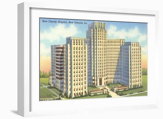 Charity Hospital, New Orleans, Louisiana-null-Framed Art Print