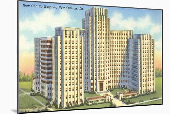 Charity Hospital, New Orleans, Louisiana-null-Mounted Art Print