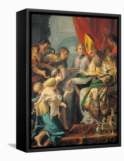 Charity of St Eligius-Gaetano Calliani-Framed Stretched Canvas