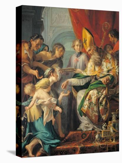 Charity of St Eligius-Gaetano Calliani-Stretched Canvas