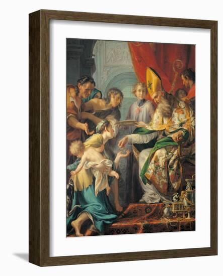 Charity of St Eligius-Gaetano Calliani-Framed Giclee Print