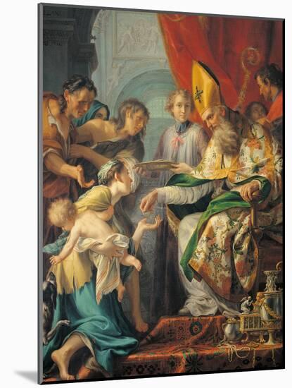 Charity of St Eligius-Gaetano Calliani-Mounted Giclee Print