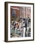 Charity of the Students; the Soup Kitchen at Butte-Aux-Cailles, Paris, 1894-Oswaldo Tofani-Framed Giclee Print
