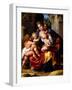 Charity (Oil on Metal)-Giuseppe (1568-1640) Cesari-Framed Giclee Print