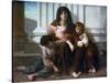 Charity or the Indigent Family, 1865-William-Adolphe Bouguereau-Stretched Canvas