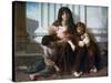 Charity or the Indigent Family, 1865-William-Adolphe Bouguereau-Stretched Canvas