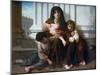 Charity or the Indigent Family, 1865-William-Adolphe Bouguereau-Mounted Giclee Print