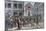 Charity Walk in Corso Garibaldi, Milan on 24 December 1882-Giacomo Campi-Mounted Giclee Print