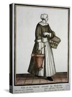 Charity Worker, Print, France, 18th Century-null-Stretched Canvas