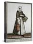 Charity Worker, Print, France, 18th Century-null-Stretched Canvas