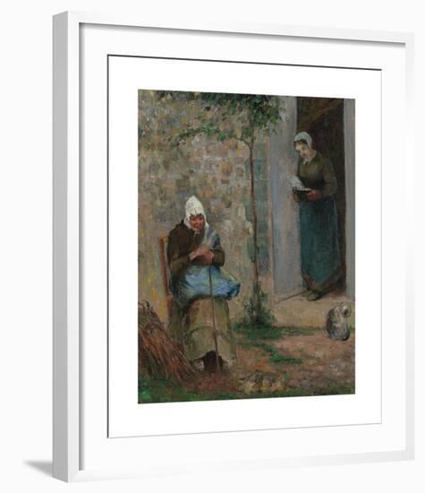 Charity-Camille Pissarro-Framed Premium Giclee Print