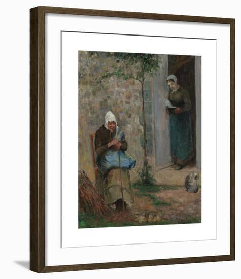 Charity-Camille Pissarro-Framed Premium Giclee Print