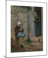 Charity-Camille Pissarro-Mounted Premium Giclee Print