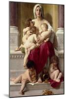 Charity-William Adolphe Bouguereau-Mounted Art Print
