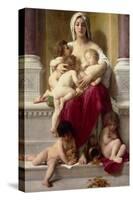 Charity-William Adolphe Bouguereau-Stretched Canvas