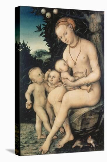 Charity-Lucas Cranach the Elder-Stretched Canvas