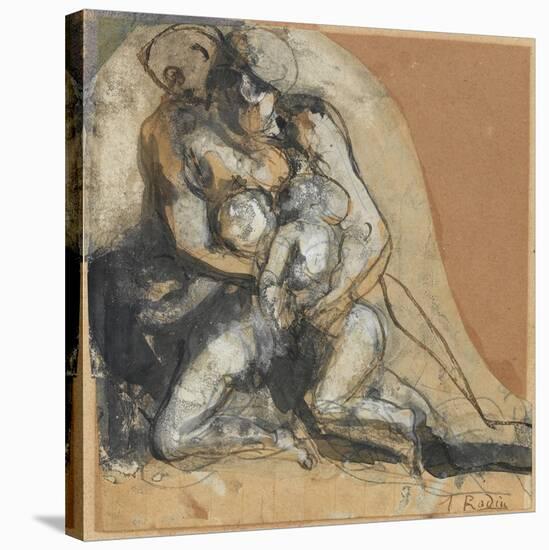 Charity-Auguste Rodin-Stretched Canvas