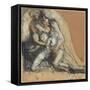 Charity-Auguste Rodin-Framed Stretched Canvas