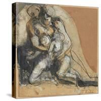 Charity-Auguste Rodin-Stretched Canvas