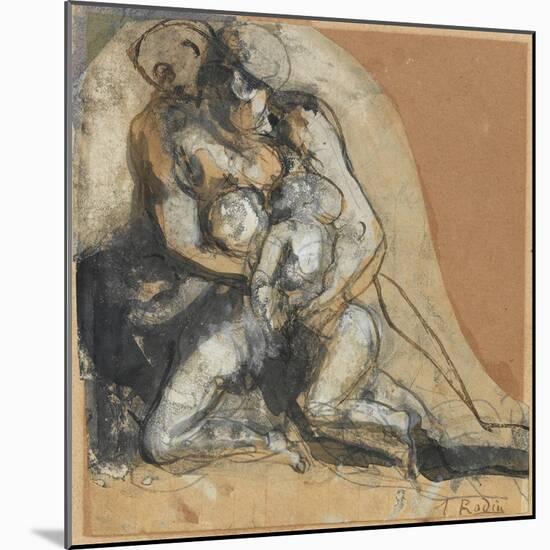 Charity-Auguste Rodin-Mounted Giclee Print