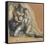 Charity-Auguste Rodin-Framed Stretched Canvas