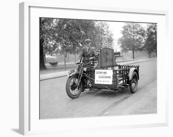 Charlady's Motorcycle-null-Framed Photographic Print