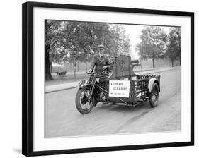 Charlady's Motorcycle-null-Framed Photographic Print