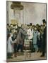 Charlatan in a Paris Street, 1879-Ilja Efimowitsch Repin-Mounted Giclee Print