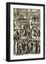 Charlatans in St Mark's Square in Venice-Giacomo Franco-Framed Giclee Print