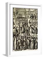 Charlatans in St Mark's Square in Venice-Giacomo Franco-Framed Giclee Print