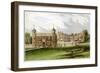 Charlecote Park, Warwickshire, Home of the Lucy Family, C1880-Benjamin Fawcett-Framed Giclee Print