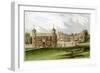 Charlecote Park, Warwickshire, Home of the Lucy Family, C1880-Benjamin Fawcett-Framed Giclee Print