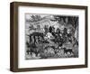 Charlemage Hunting, 8th-9th Century (1882-188)-Serm-Framed Giclee Print