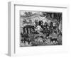 Charlemage Hunting, 8th-9th Century (1882-188)-Serm-Framed Giclee Print