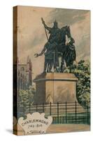 Charlemagne, 742-814, Erigee Sur Le Parvis Notre-Dame-null-Stretched Canvas