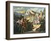 Charlemagne Accepts Wittekind's Surrender in Paderborn-Stefano Bianchetti-Framed Photographic Print