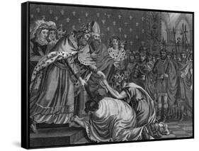 Charlemagne, Ambassadors-null-Framed Stretched Canvas