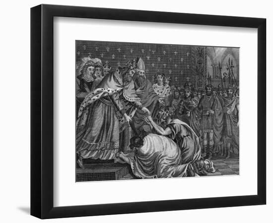 Charlemagne, Ambassadors-null-Framed Art Print