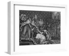 Charlemagne, Ambassadors-null-Framed Art Print